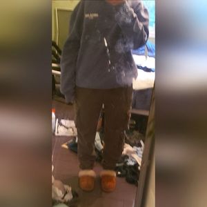 Green Cargo Sweatpants